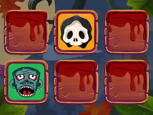 Halloween Faces Memory — безкоштовна онлайн гра