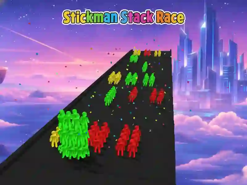 Stickman Stack Race — безкоштовна онлайн гра