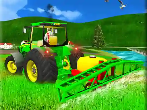 Indian Tractor Farm Simulator — безкоштовна онлайн гра