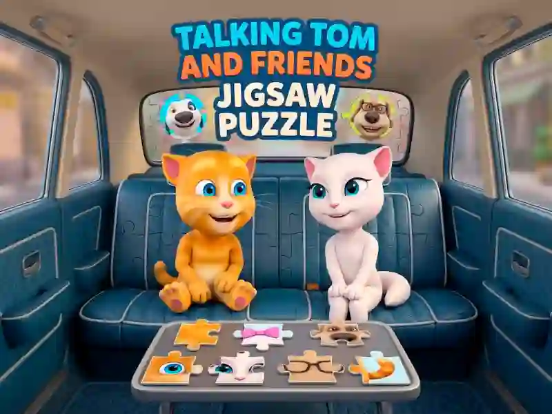 Talking Tom and Friends Jigsaw Puzzle — безкоштовна онлайн гра
