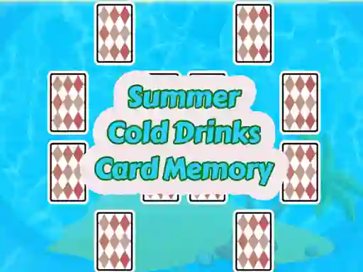 Summer Cold Drinks Card Memory — безкоштовна онлайн гра