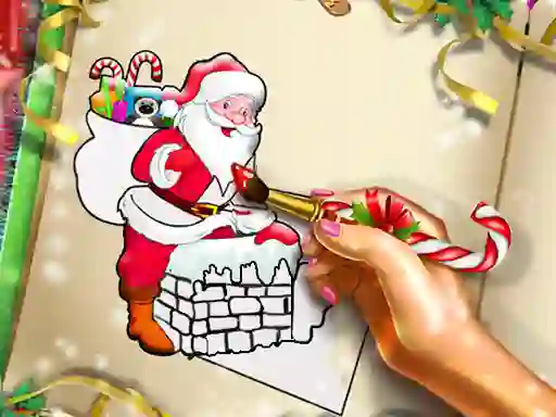 Santa Christmas Coloring — безкоштовна онлайн гра