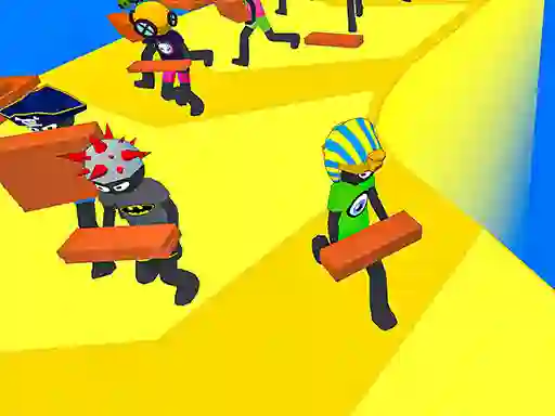 Stickman Planks Fall — безкоштовна онлайн гра