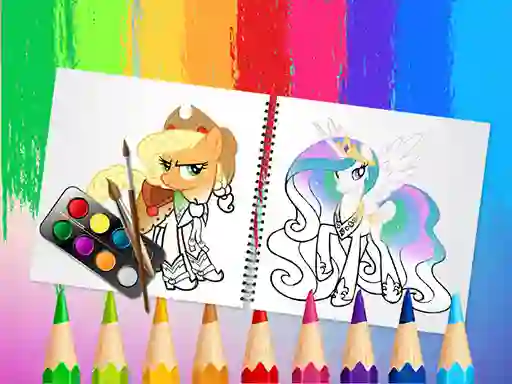 Sweet Pony Coloring Book — безкоштовна онлайн гра