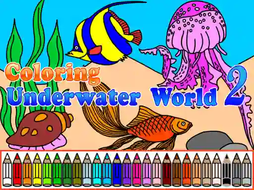 Сoloring Underwater World 2 — безкоштовна онлайн гра