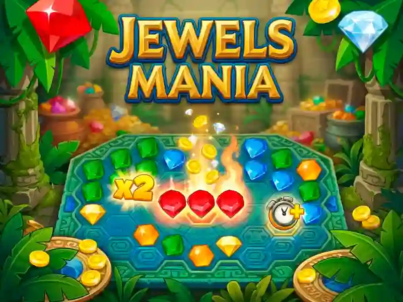 Jewels Mania — безкоштовна онлайн гра