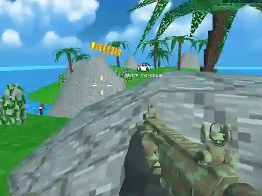 Blocky Combat SWAT Desert Storm Zombie — безкоштовна онлайн гра