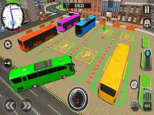 Bus City Parking Simulator — безкоштовна онлайн гра