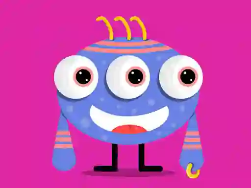 Cute Little Monsters Memory — безкоштовна онлайн гра
