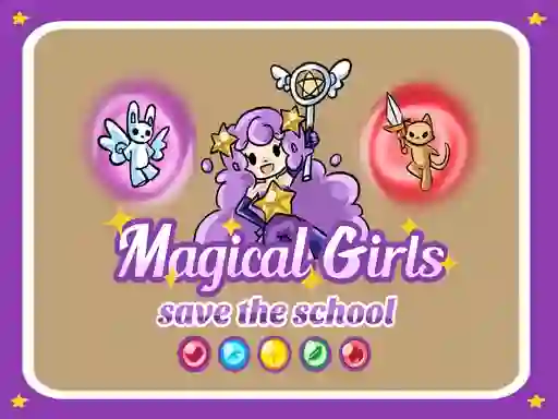 Magical Girls Save the School — безкоштовна онлайн гра