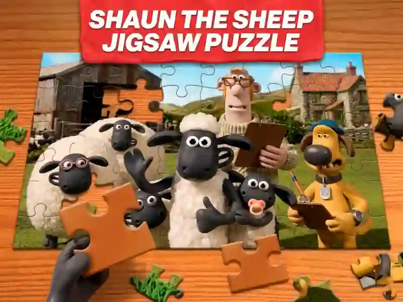 Shaun the Sheep Jigsaw Puzzle — безкоштовна онлайн гра