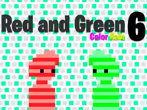 Red and Green 6 Color Rain — безкоштовна онлайн гра