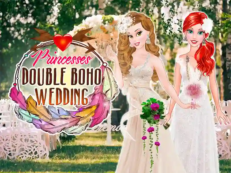 Princesses Double Boho Wedding — безкоштовна онлайн гра