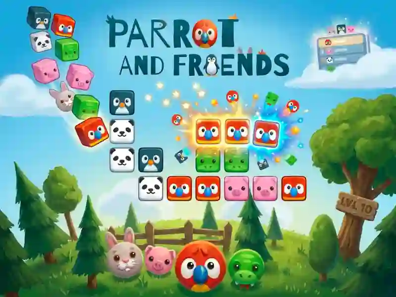 Parrot and Friends — безкоштовна онлайн гра