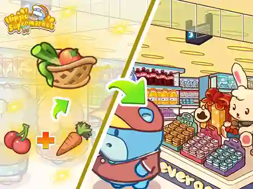 Hippo Supermarket — безкоштовна онлайн гра