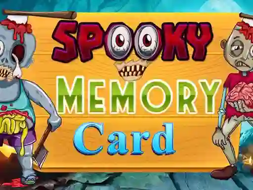 Spooky Memory Card — безкоштовна онлайн гра