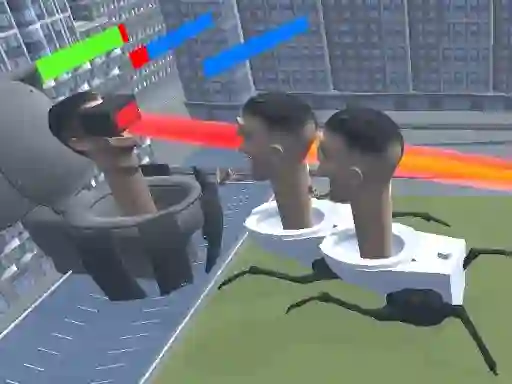 Merge Toilet Skib Fight — безкоштовна онлайн гра