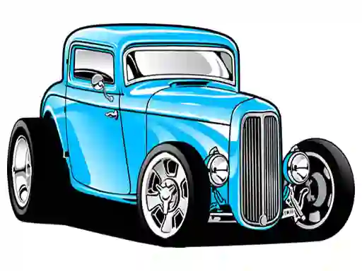 Hot Rod Coloring — безкоштовна онлайн гра