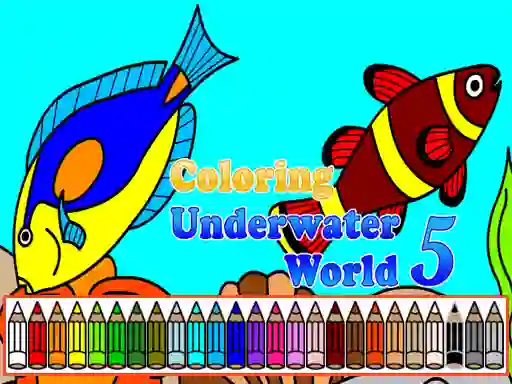 Coloring Underwater World 5 — безкоштовна онлайн гра