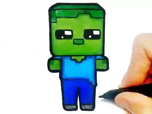 Easy Kids Coloring Mineblox — безкоштовна онлайн гра