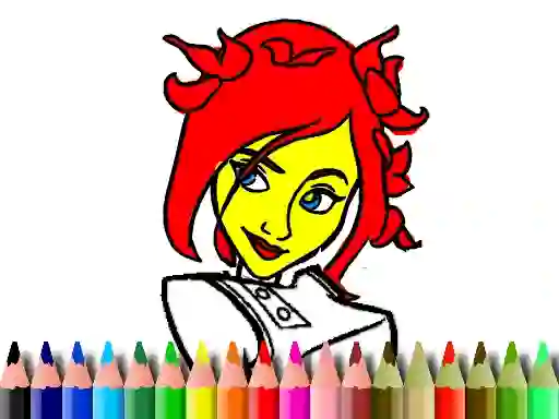 Back To School: Cute Girl Coloring — безкоштовна онлайн гра