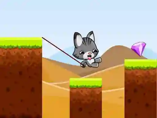 Swing Cat Endless Jump — безкоштовна онлайн гра