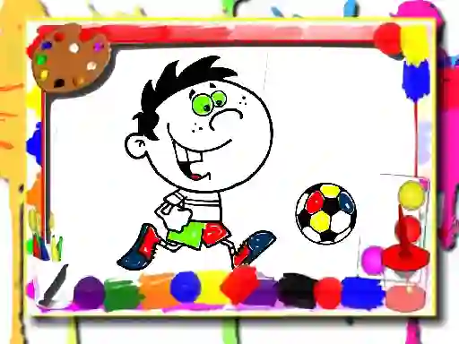 Football Coloring Time — безкоштовна онлайн гра