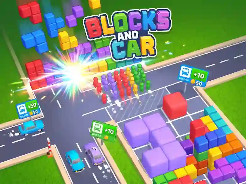 Blocks and Car — безкоштовна онлайн гра