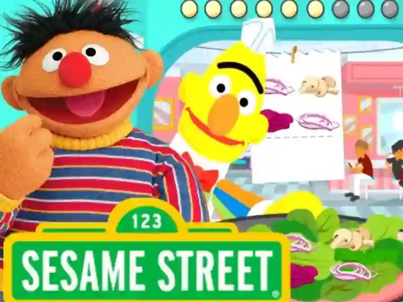 123 Sesame Street: Super Salad Diner — безкоштовна онлайн гра