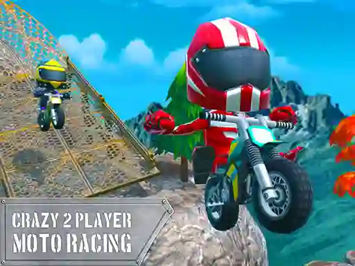 Crazy 2 Player Moto Racing — безкоштовна онлайн гра