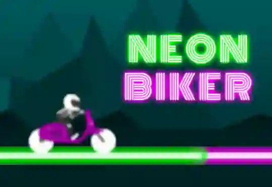 Neon Biker — безкоштовна онлайн гра