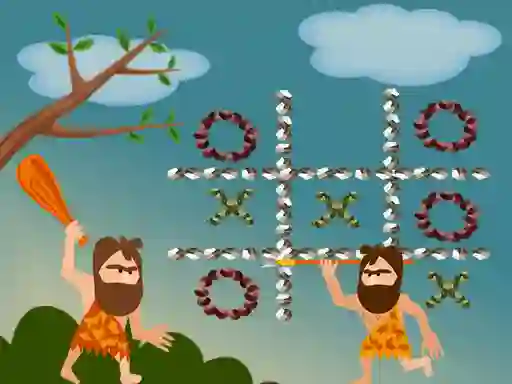 Tic Tac Toe Stone Age — безкоштовна онлайн гра