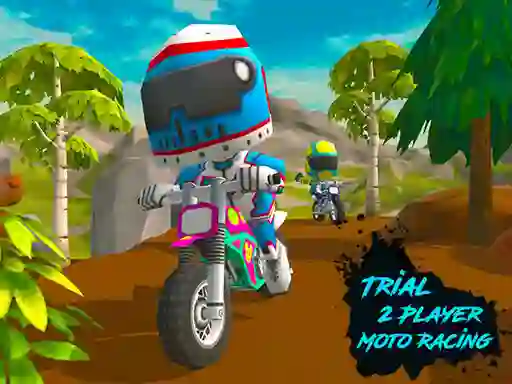 Trial 2 Player Moto Racing — безкоштовна онлайн гра