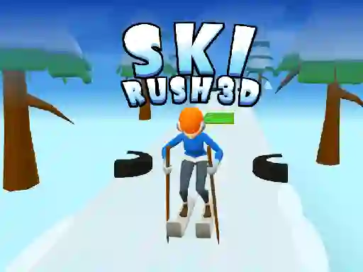 Ski Rush 3d — безкоштовна онлайн гра