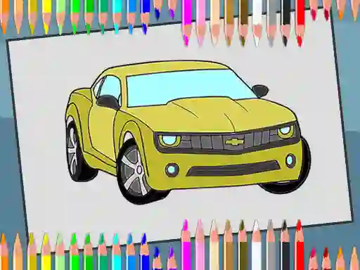 American Cars Coloring Book — безкоштовна онлайн гра