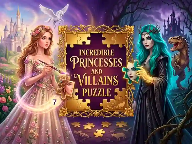 Incredible Princesses and Villains Puzzle — безкоштовна онлайн гра