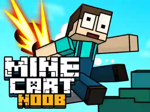 Mine Cart Noob — безкоштовна онлайн гра