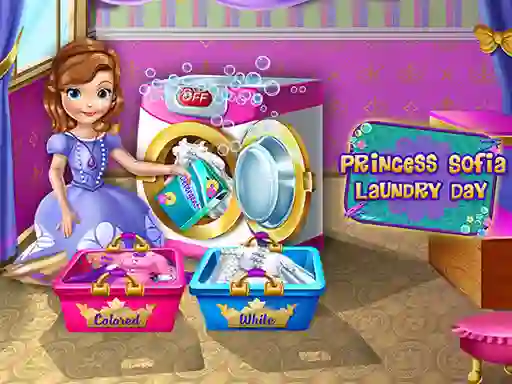 Young Princess Laundry Day — безкоштовна онлайн гра