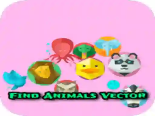 Find Animals Vector — безкоштовна онлайн гра