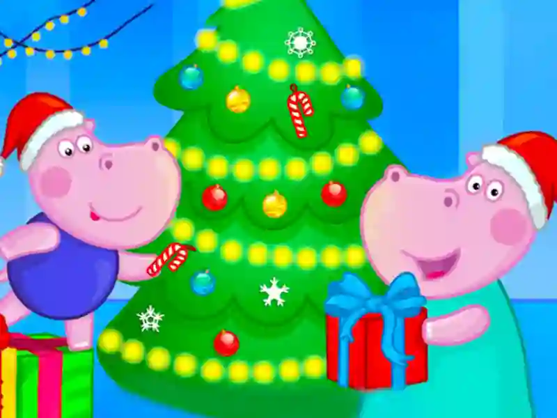 Hippo Christmas Calendar — безкоштовна онлайн гра