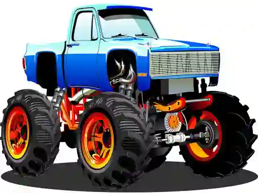 Monster Truck Puzzle — безкоштовна онлайн гра