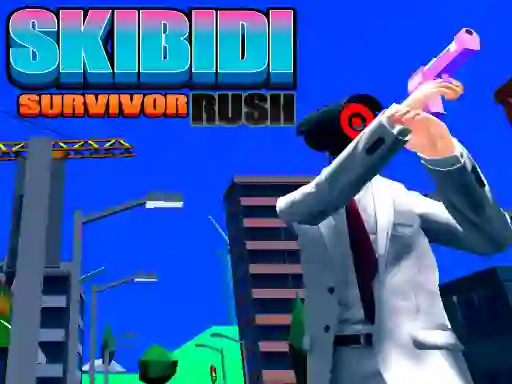 Skibidi Survivor Rush — безкоштовна онлайн гра