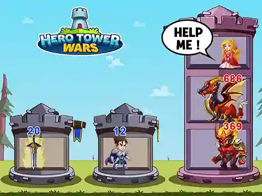 Hero Tower War — безкоштовна онлайн гра