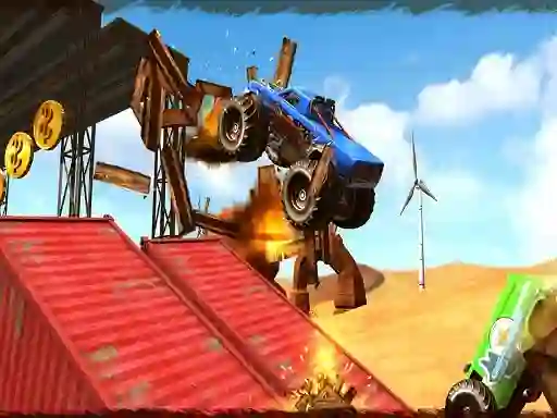 Monster Truck Impossible Track Plane Simulator — безкоштовна онлайн гра