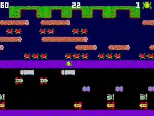 Clumpsy Frogger 2D — безкоштовна онлайн гра