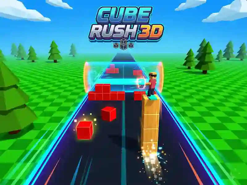 Cube Rush 3D — безкоштовна онлайн гра