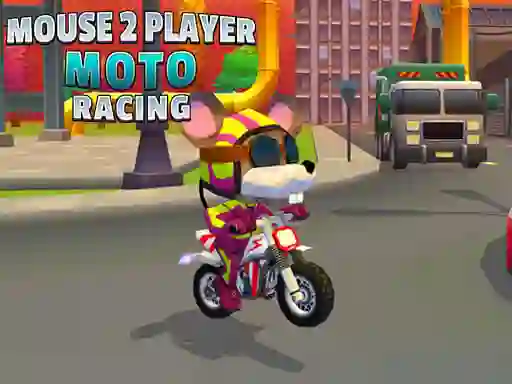 Mouse 2 Player Moto Racing — безкоштовна онлайн гра