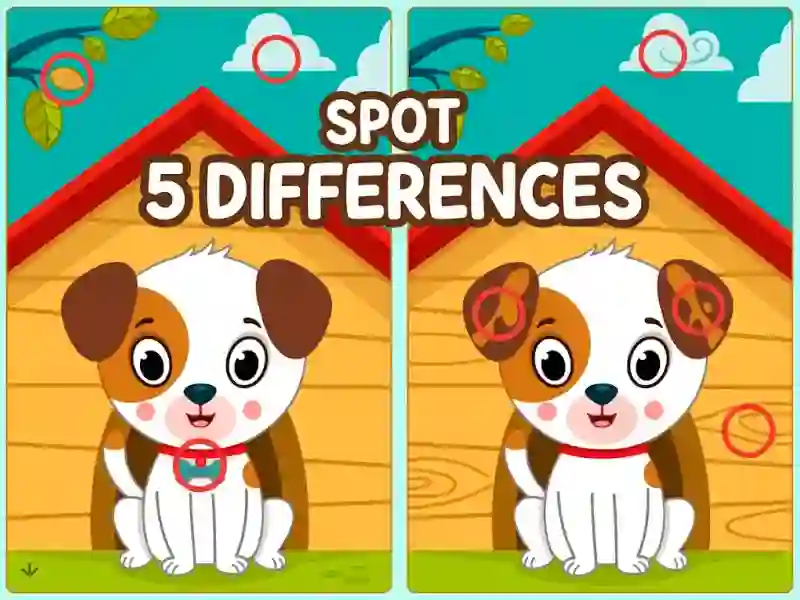 Spot 5 Differences — безкоштовна онлайн гра