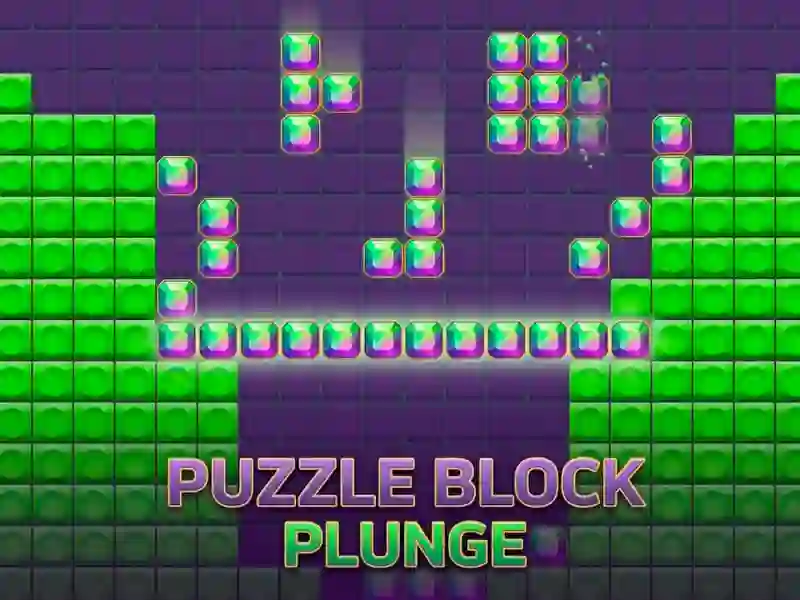 Puzzle Block Plunge — безкоштовна онлайн гра