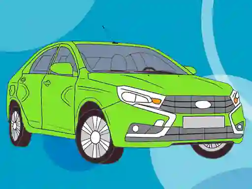 Russian Cars Coloring Book — безкоштовна онлайн гра